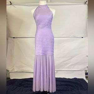 Women’s Tadashi Lavender Purple Full Length Dress Size Small